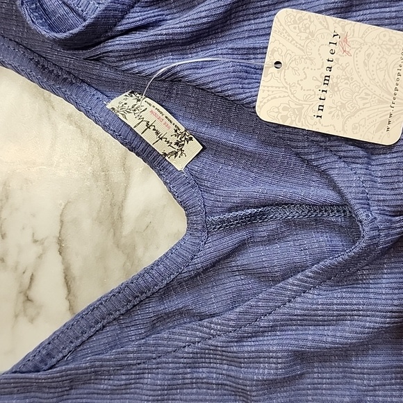 NWT Free People Dani Tank in Dusty Iris - Picture 8 of 8